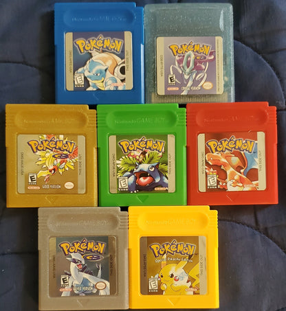 GBC Video Game Cartridge Collection Nintendo Gameboy Color