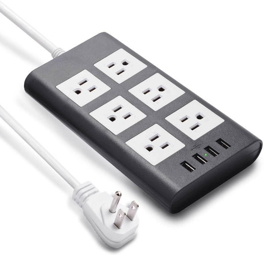 9.8ft USB Power Strip Surge Protector