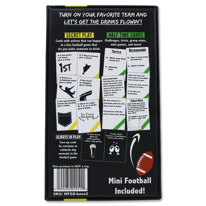 WATCH FOOTBALL, GET DRUNK - The Live Football Drinking Game