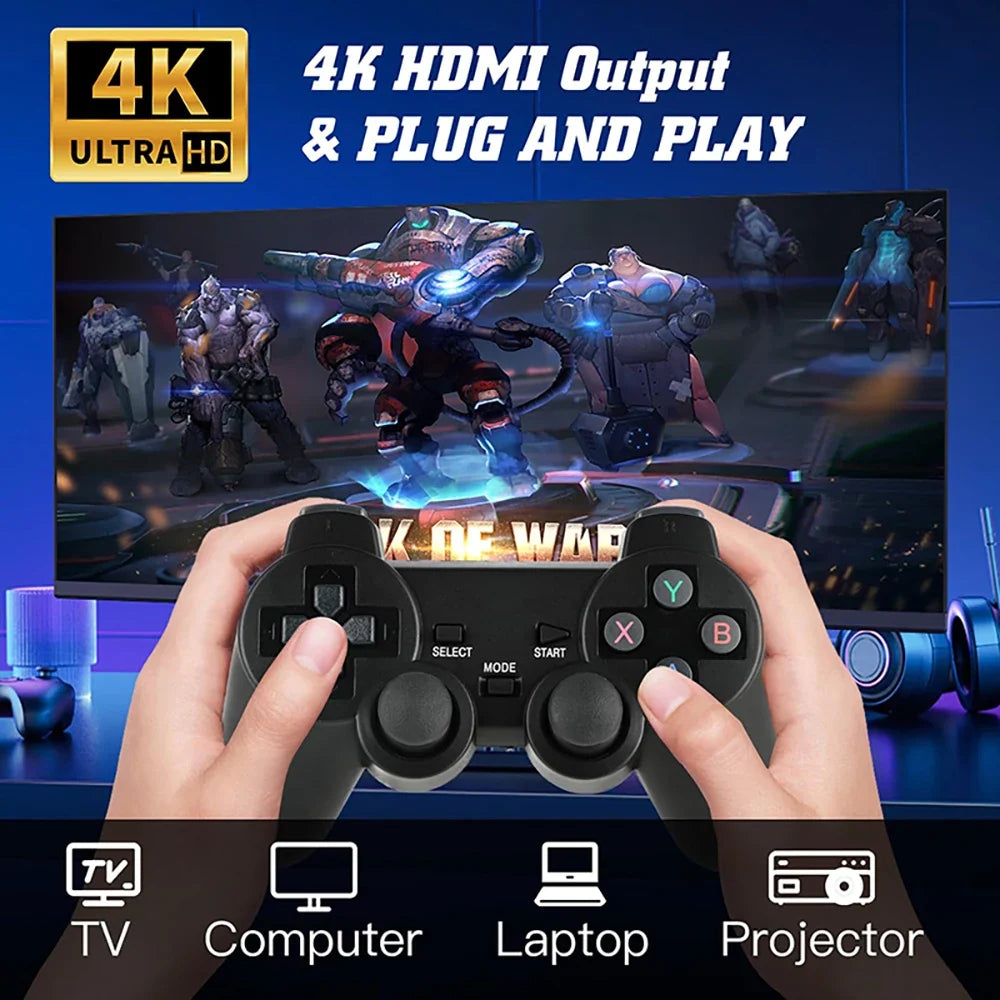 20000 Games Video Game Console – 4K Retro Portable TV Game Stick