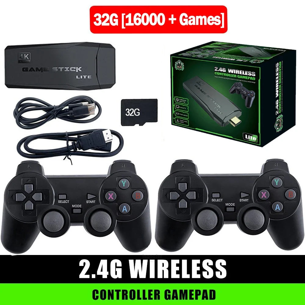 20000 Games Video Game Console – 4K Retro Portable TV Game Stick