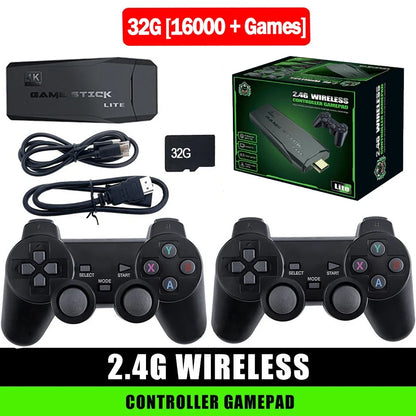 20000 Games Video Game Console – 4K Retro Portable TV Game Stick
