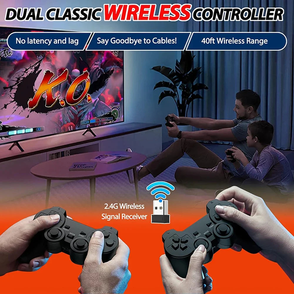 20000 Games Video Game Console – 4K Retro Portable TV Game Stick