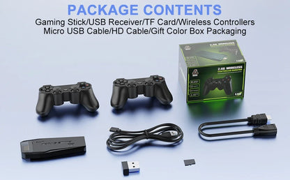 20000 Games Video Game Console – 4K Retro Portable TV Game Stick