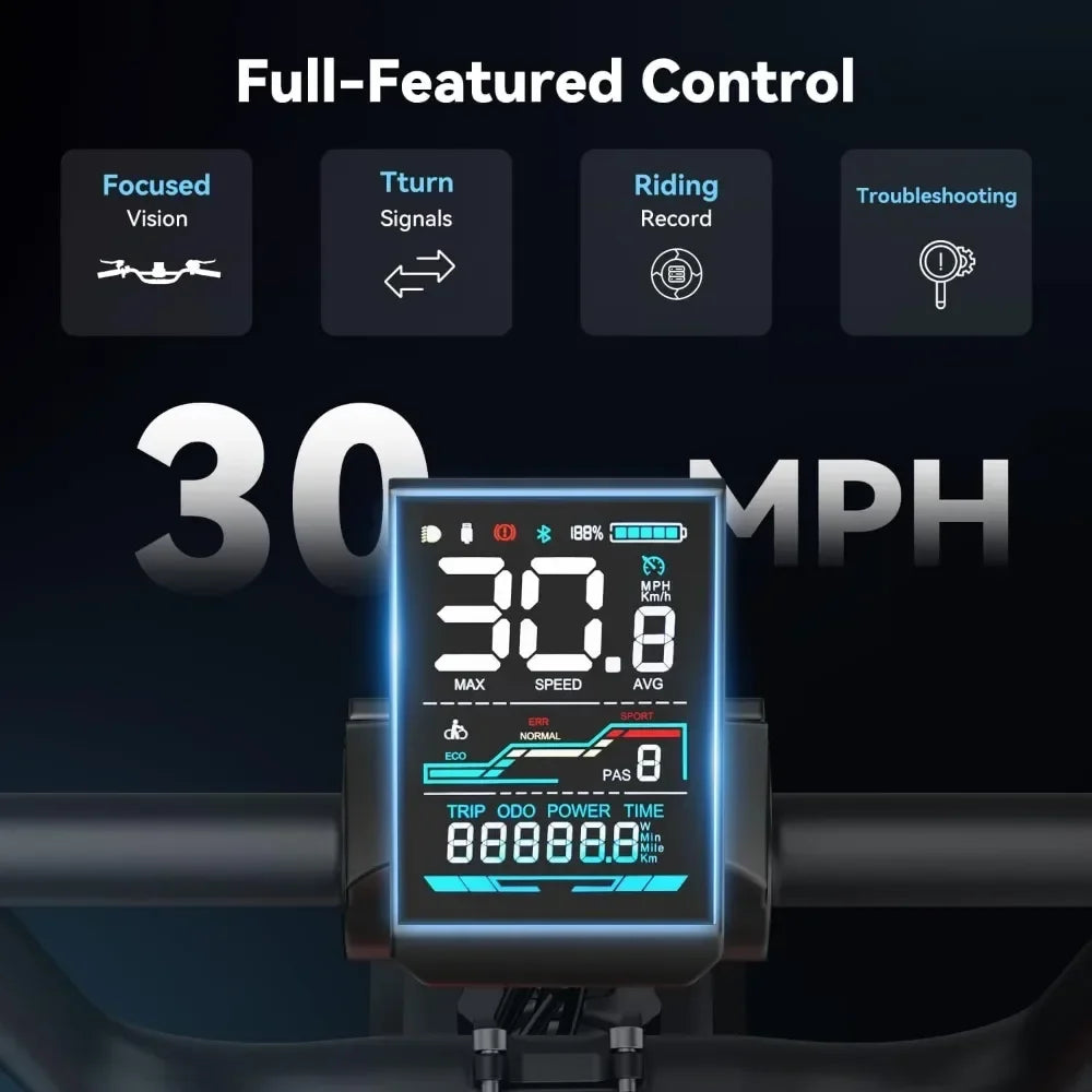 eBike Boys 20" Fat Tire E-Bike - Full Suspension for All-Terrain Use