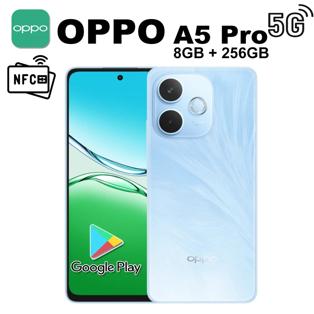 OPPO A5 Pro EU/US/UK specification original smart phone, 8GB256GB large memory phone that supports NFC/GPS positioning function