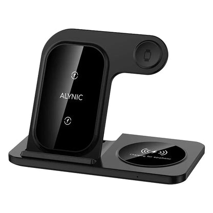 LED Fast Wireless Charging Station