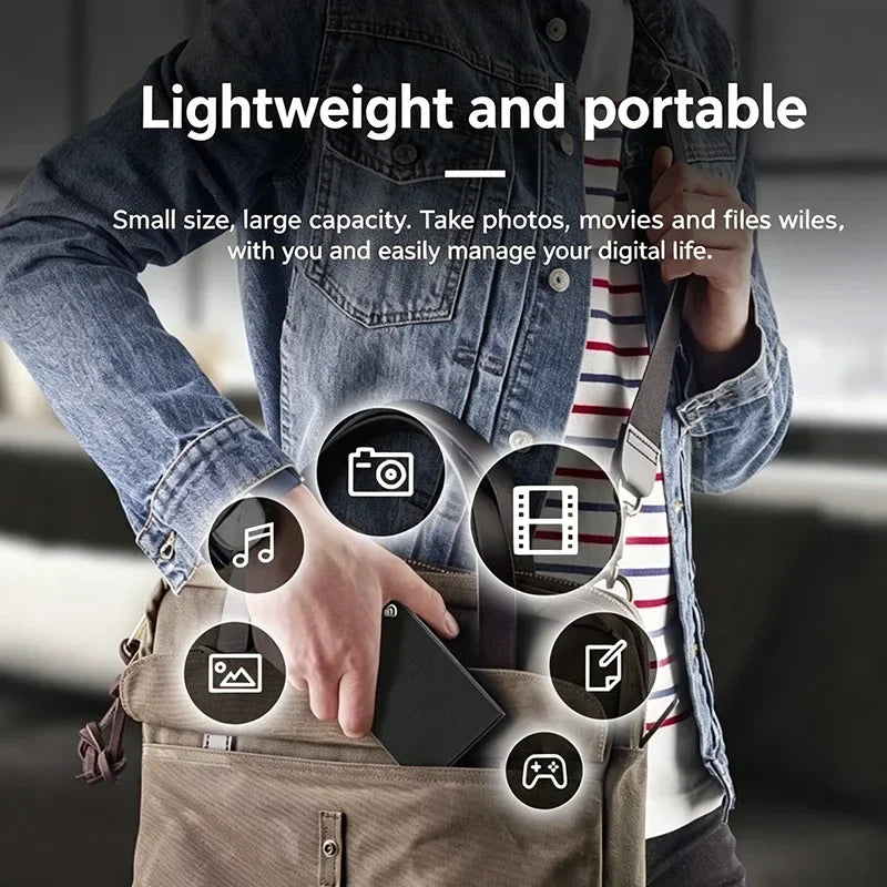 For Seagate 2.5" Ultra-Thin Portable External HDD, USB 3.0 High-Speed, 500GB/1TB/2TB, for Laptop/PC Storage & Backup