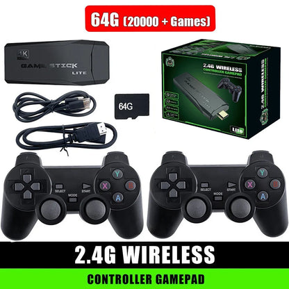 20000 Games Video Game Console – 4K Retro Portable TV Game Stick