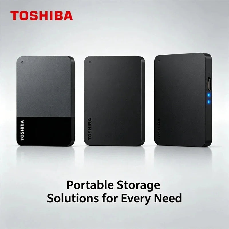 For Toshiba External HDD, TO-J/A3/A5 Models Optional, Features USB 3.2 High-Speed Interface for Blazing Fast Data
