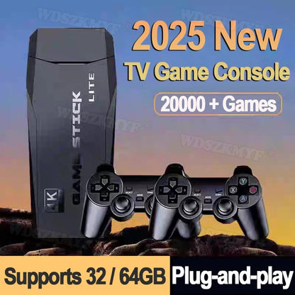 20000 Games Video Game Console – 4K Retro Portable TV Game Stick