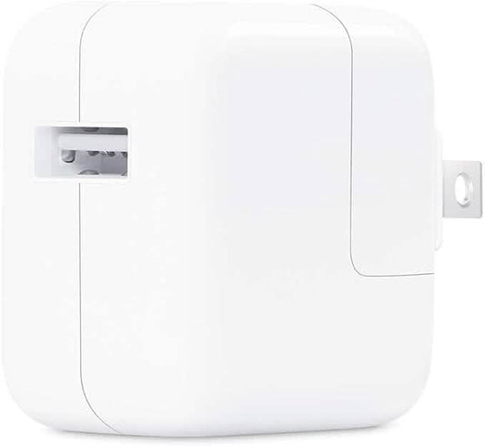 Apple 12W USB Power Adapter - iPad and iPhone Charger, Type A Wall Charger OEM (Refurbished)