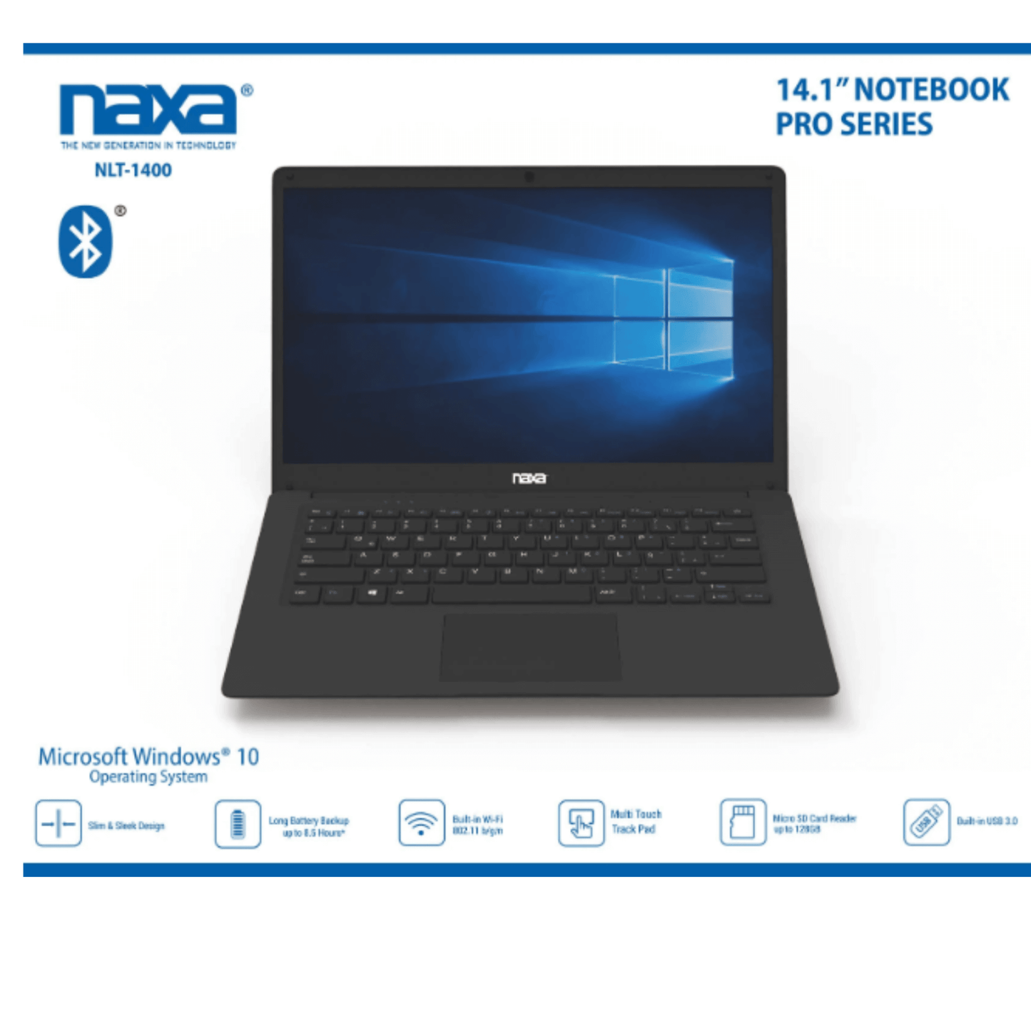 Naxa 14.1" Notebook Pro Series - Refurbished