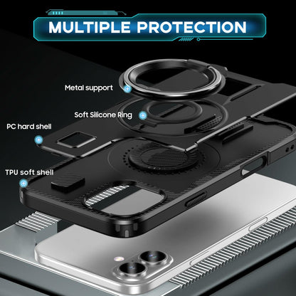 Amytor Designed for iPhone 16 Plus Case, Heavy Duty [15 FT Military Grade Drop