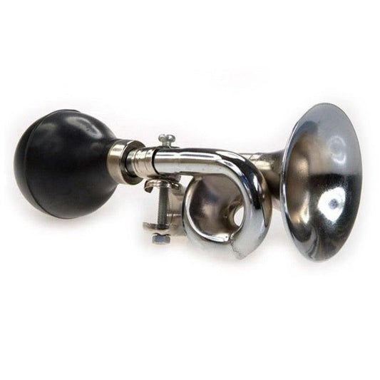 Retro Non-Electronic Trumpet Loud Bicycle Cycle Bike Vintage Retro Bugle Hooter Horn Bell Retro Clown Horn Kids Bike Horn Classic Vintage Metal Twist Loudspeaker Siren Hooter Snail Air Horn For Vehicles Bicycles 18cm
