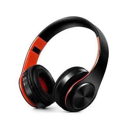 Retro Stereo Earphones Bluetooth Headphone Music Headset FM And Support SD Card With Mic And Volume Control, Wireless And Wired Headset