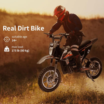 36V Battery-Powered Off-Road Electric Ride-On Motorcycle for Kids