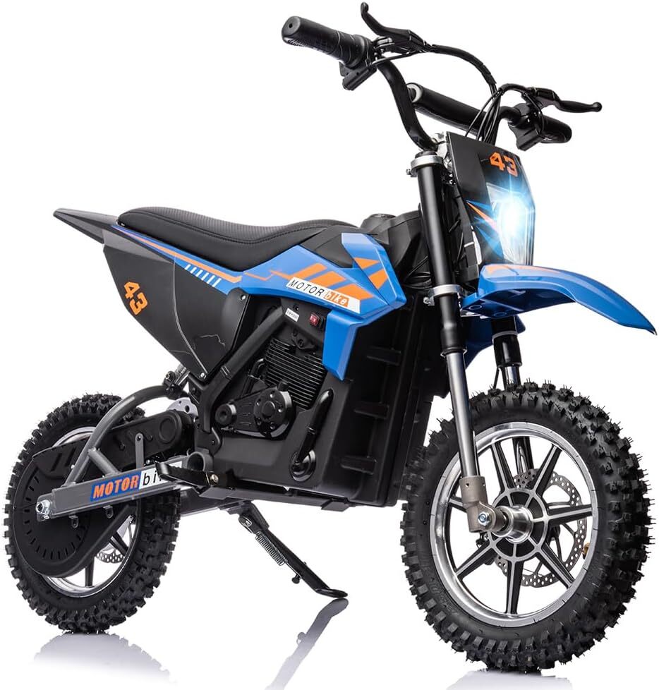 36V Battery-Powered Off-Road Electric Ride-On Motorcycle for Kids