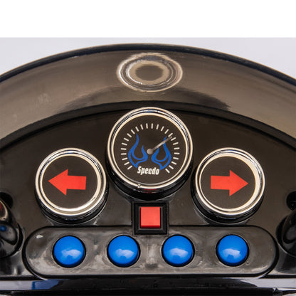 Electric 6V 3-Wheel Ride-On Motorcycle with LED Lights for Toddlers and Kids