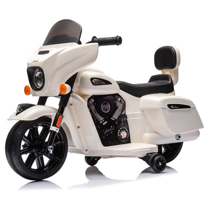 6V Electric Kids Ride-On Dirt Bike with USB AUX Music and Headlight