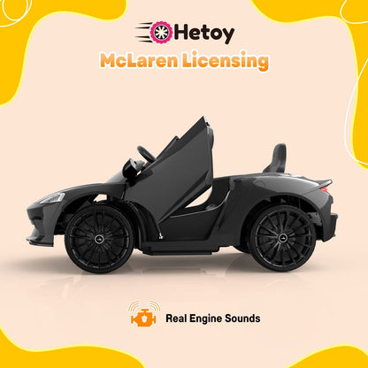 12V Licensed McLaren Battery-Powered Kids Ride-On Sports Car with 2 Speeds