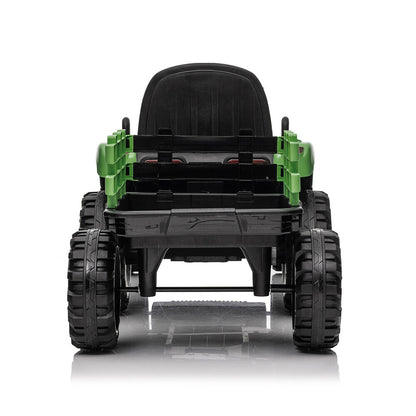 24V 400W Electric Ride-On Tractor Toy with Trailer
