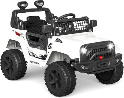 Electric Ride-On Truck with Bluetooth, 2 Speeds, and Remote Control