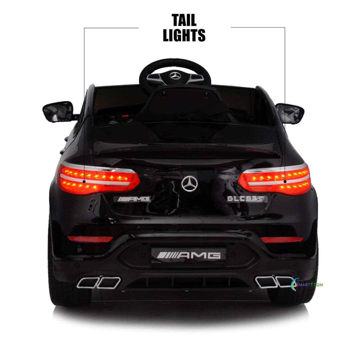 12V One-Seater Ride-On Car with Remote Control and MP3 – Licensed Mercedes-Benz, Multiple Colors