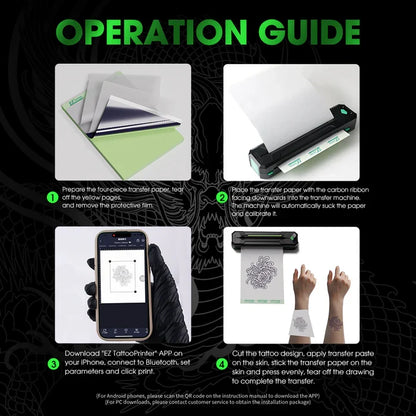 EZ WIRELESS TATTOO TRANSFER STENCIL PRINTERS